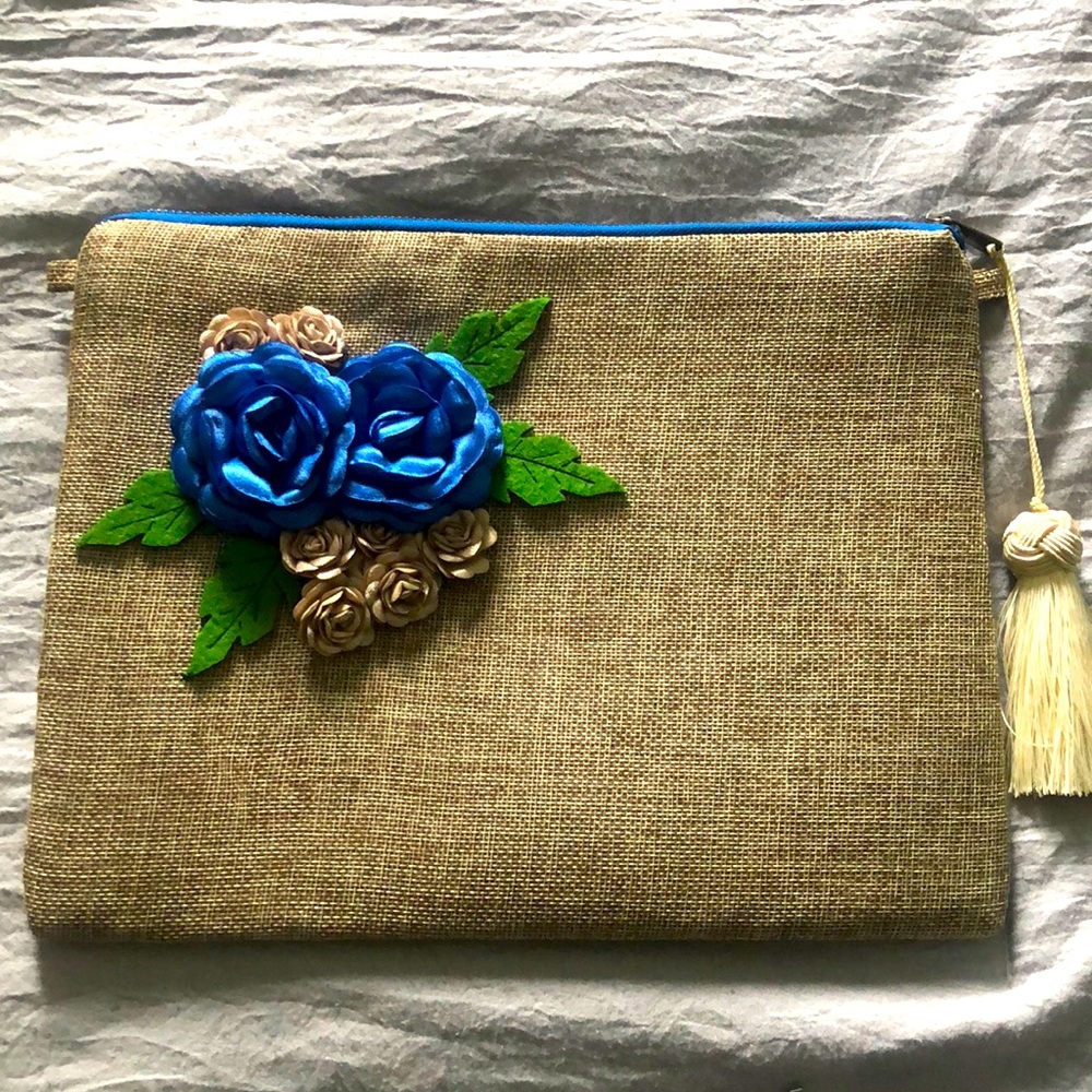 Hand made clutch from Turkey.